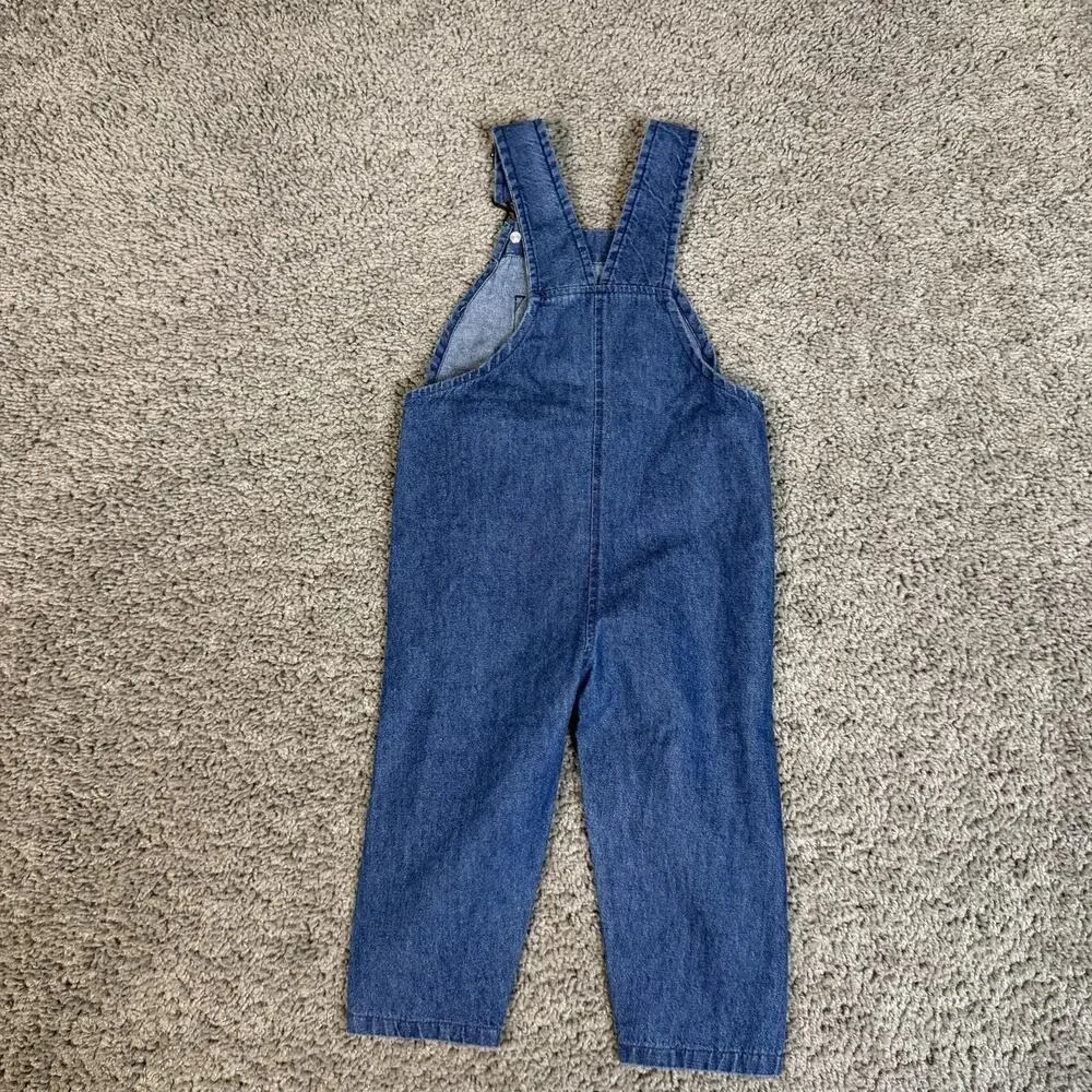 Bass Pro Shops Overall Boys 12-18 Months Blue Denim One-Piece Adjustable Strap